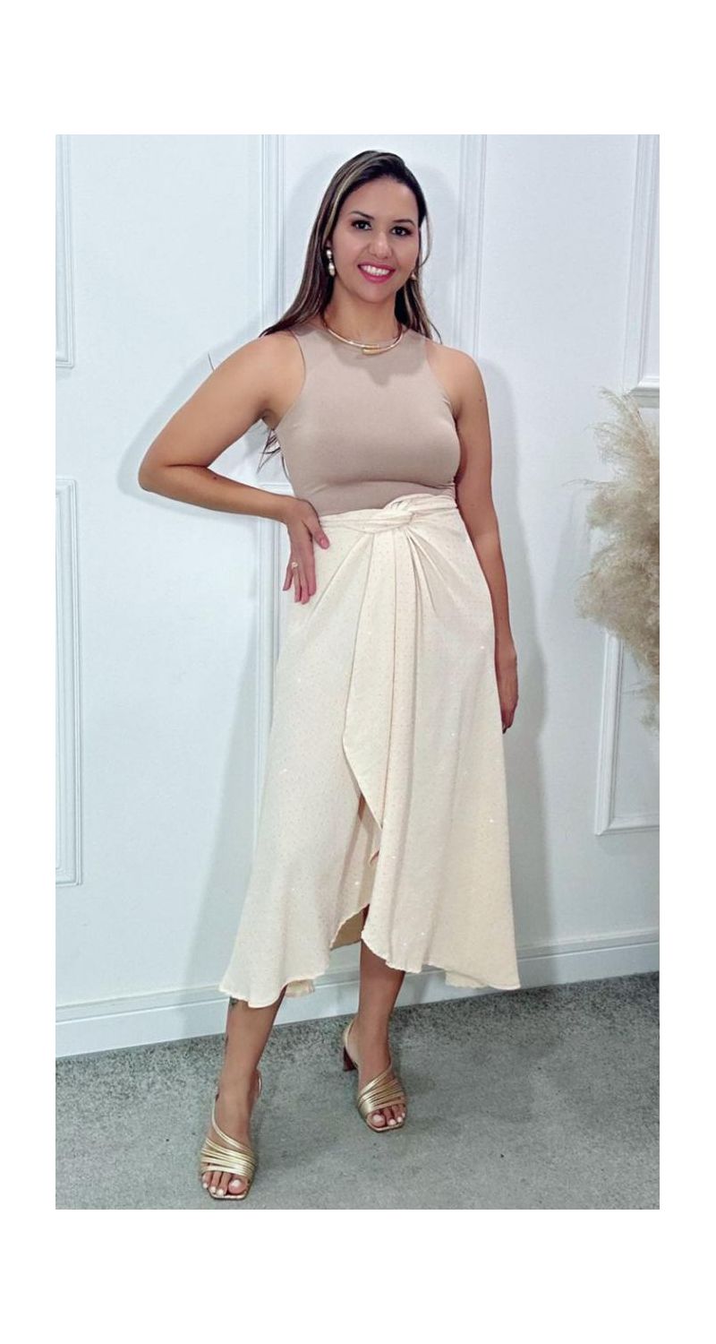 Saia envelope brilho glamour Ref:3413