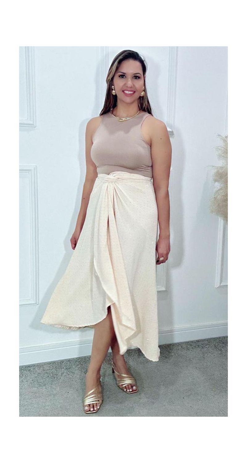 Saia envelope brilho glamour Ref:3413