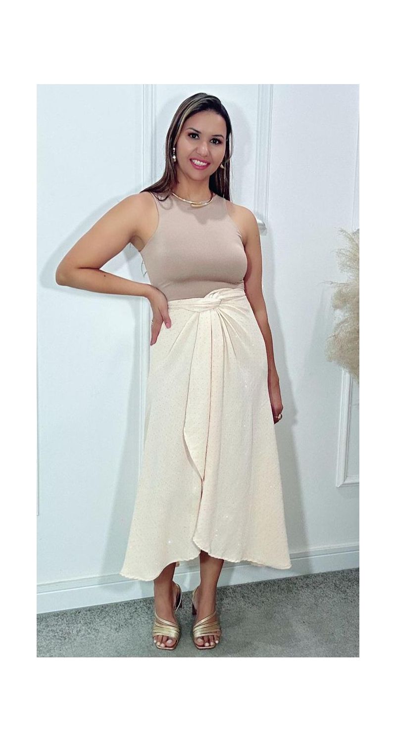 Saia envelope brilho glamour Ref:3413