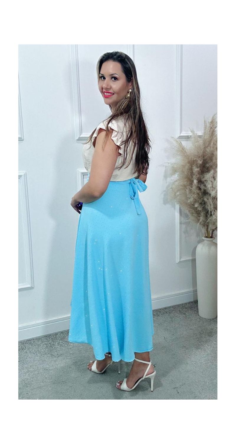 Saia envelope brilho glamour Ref:3413