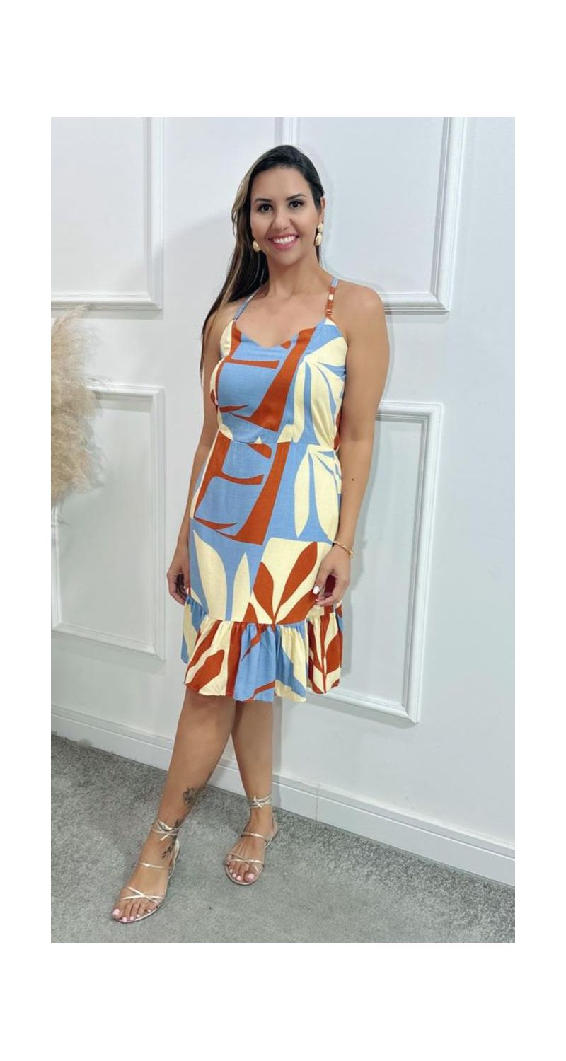 Vestido Diana babados Ref:3509