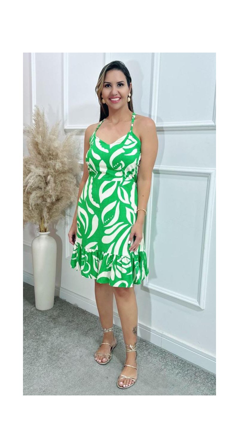 Vestido Diana babados Ref:3509