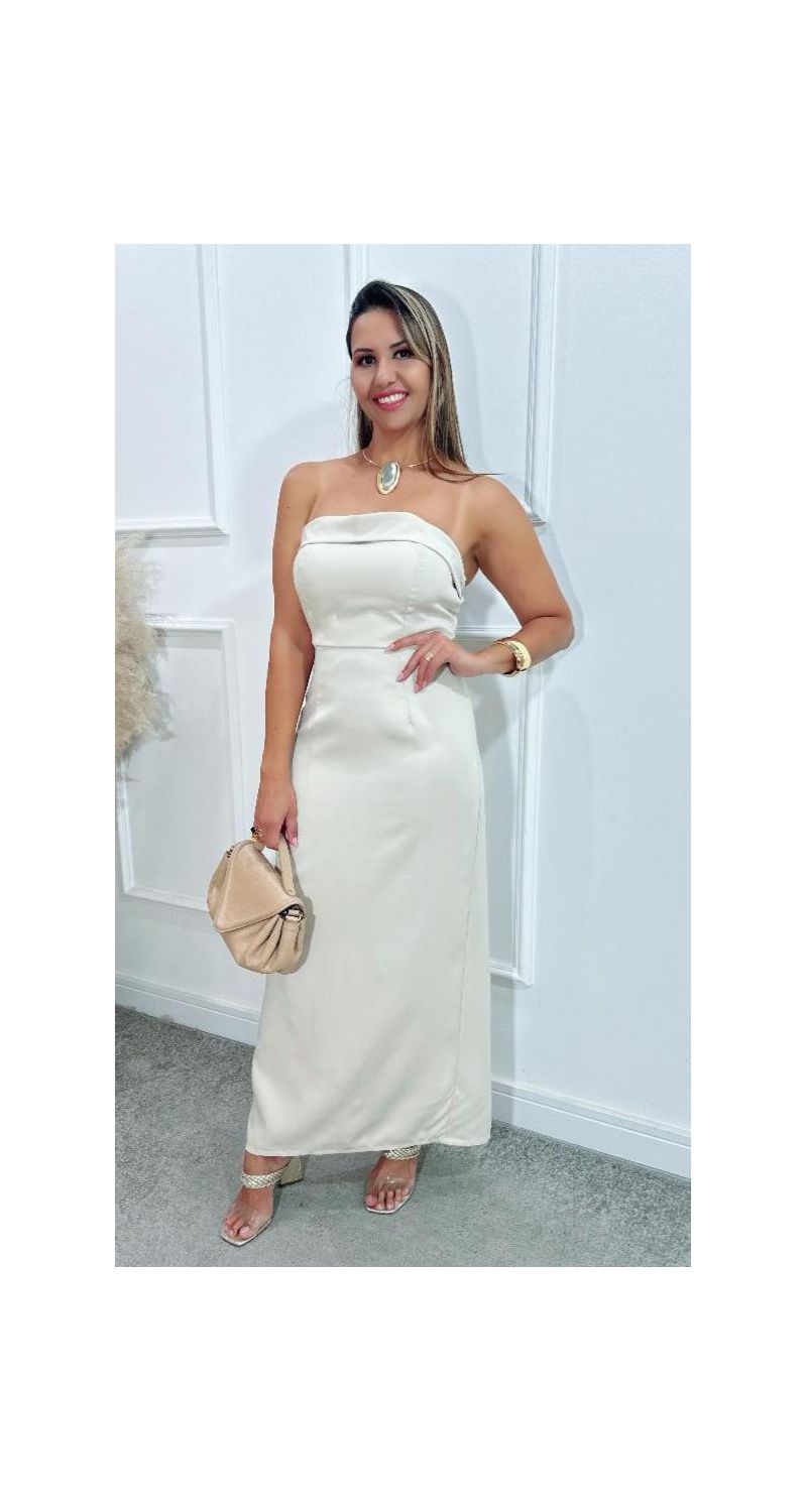 Vestido longo Veronica tomara que caia Ref:3515