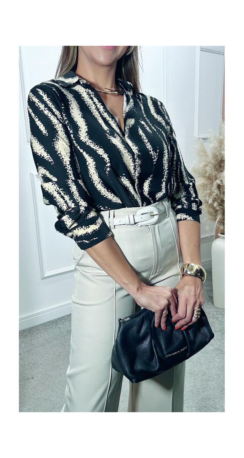 Camisa Paula aminal print Ref:3552