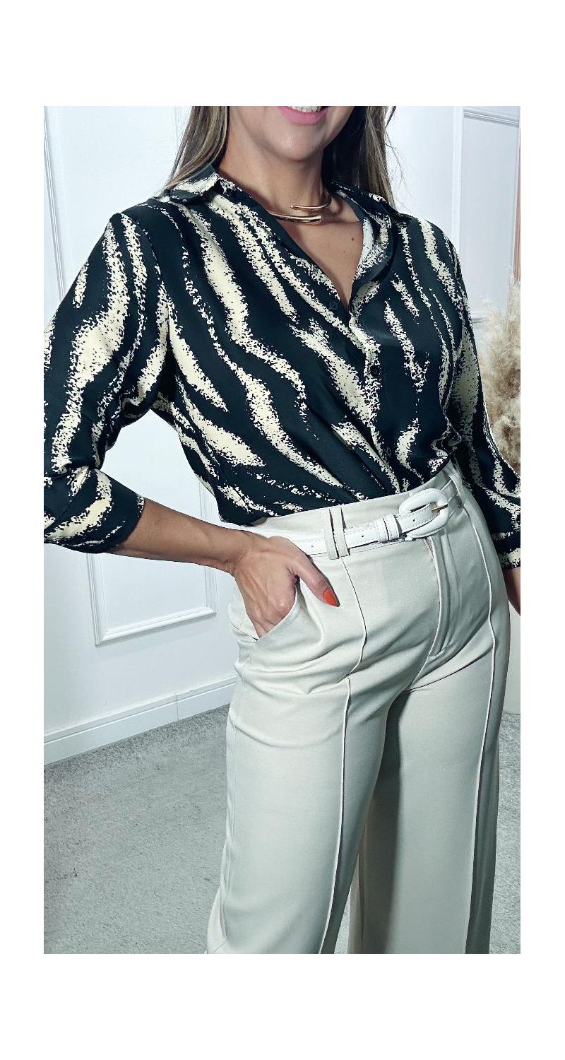 Camisa Paula aminal print Ref:3552