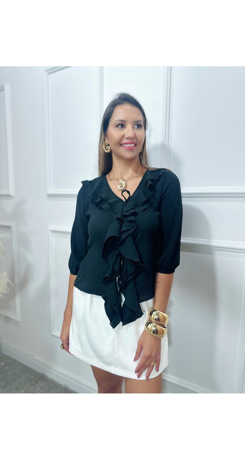 Blusa sofia babados Ref: 3569