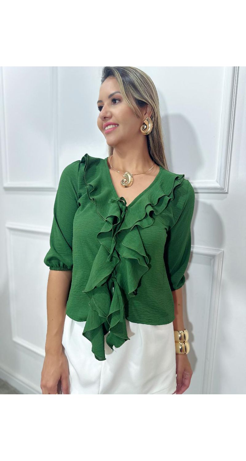 Blusa sofia babados Ref: 3569
