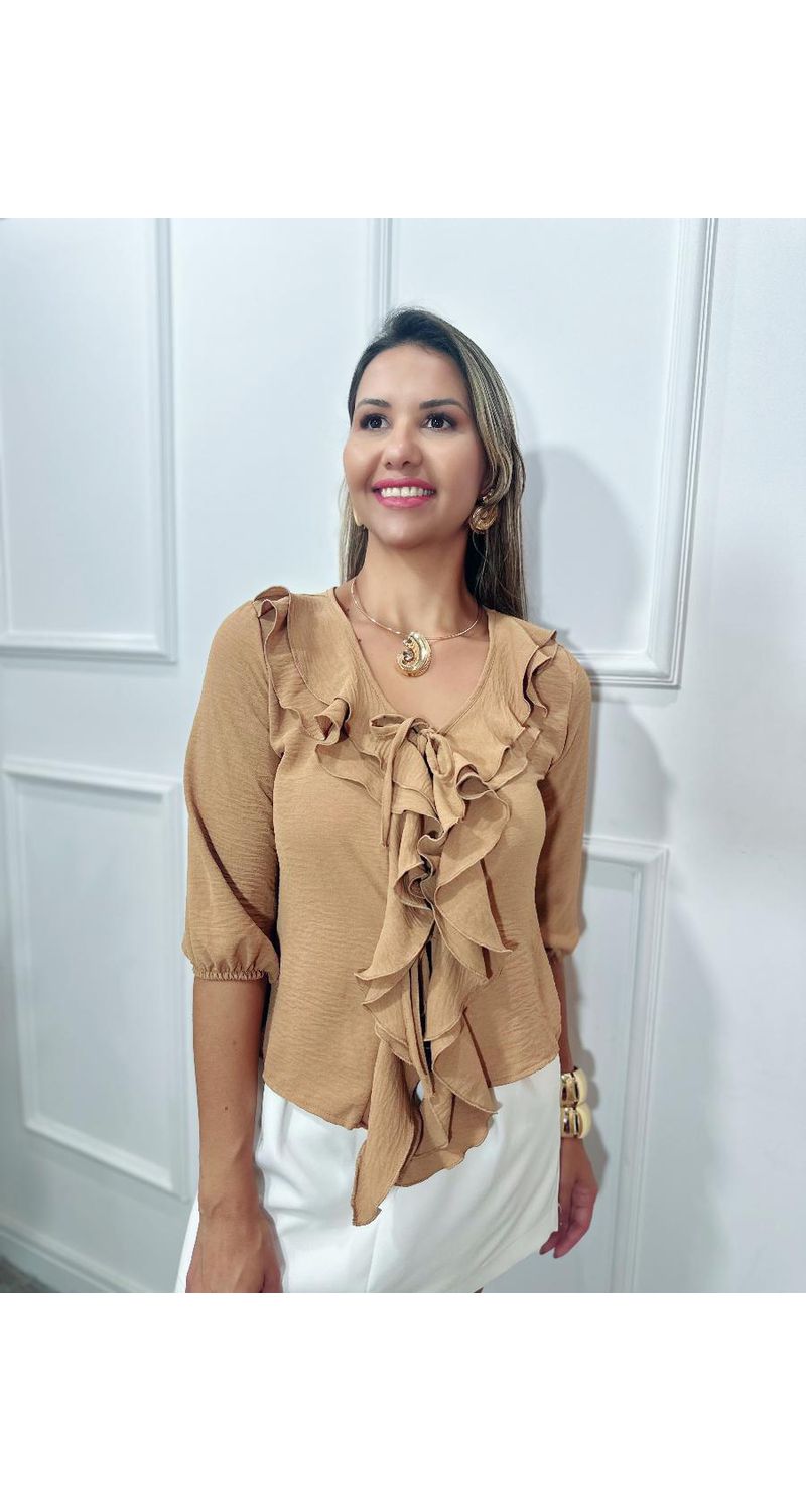 Blusa sofia babados Ref: 3569