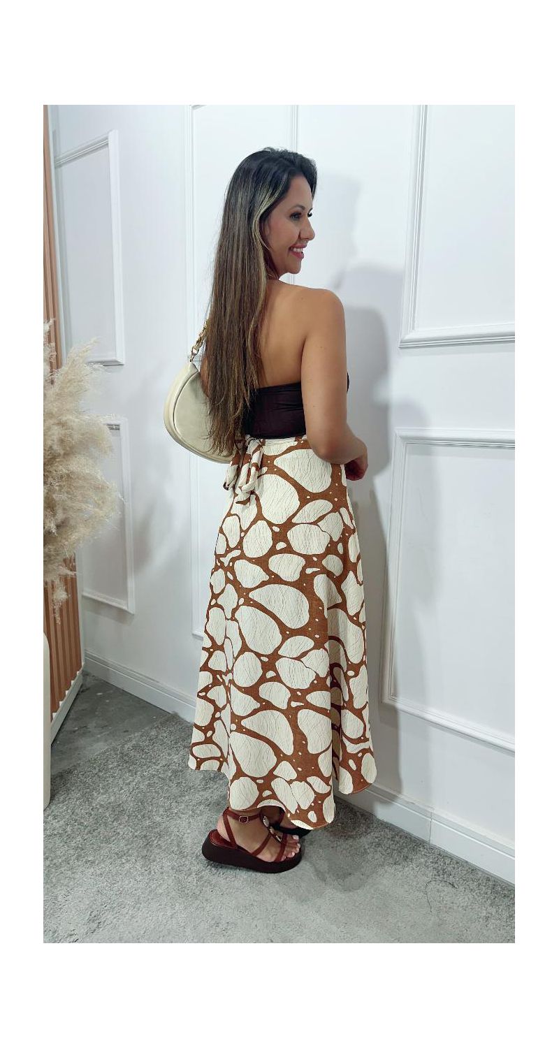 Saia midi Floriê envelope Ref: 3571