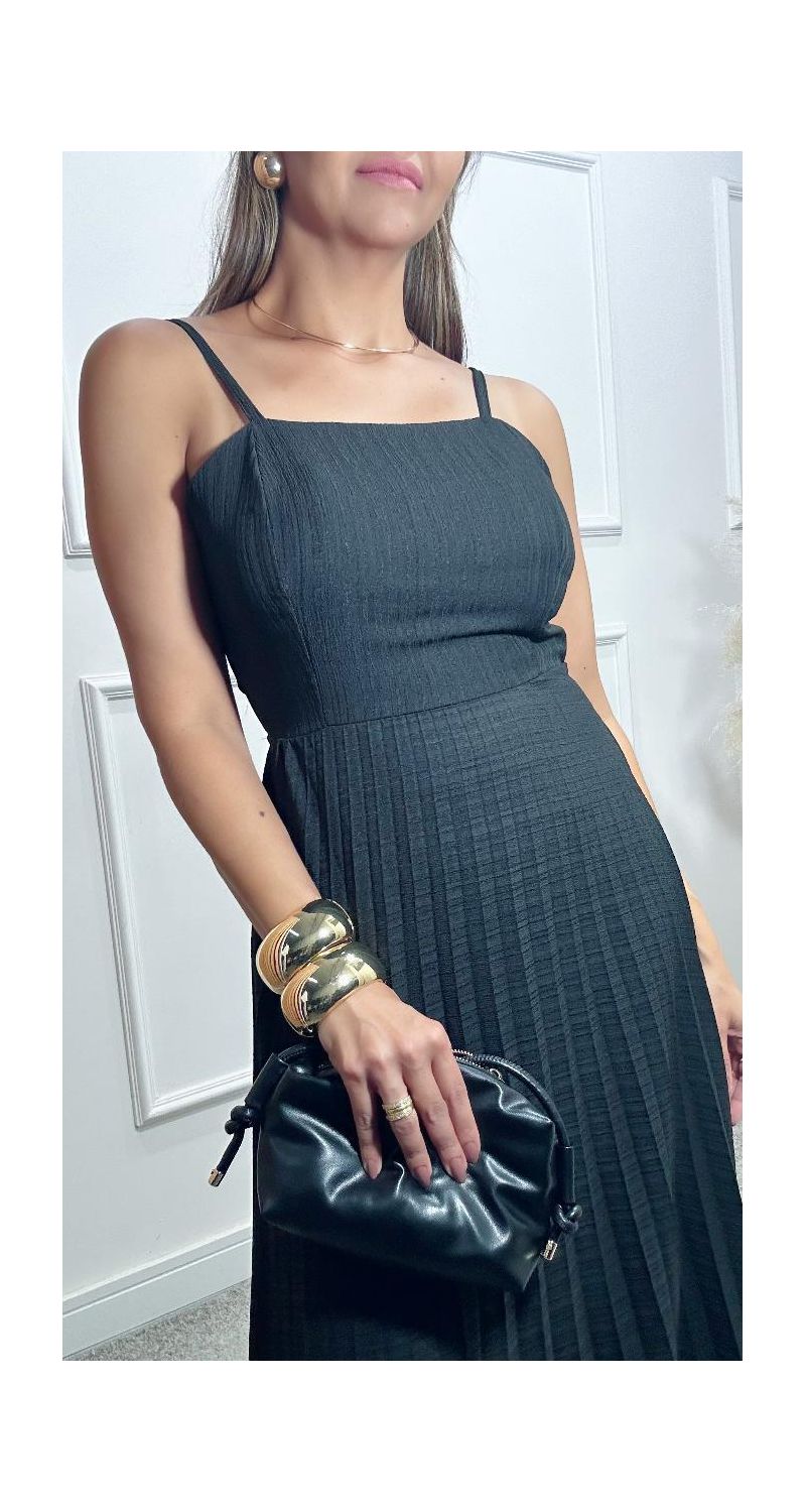 Vestido Karol plissado Ref:3574