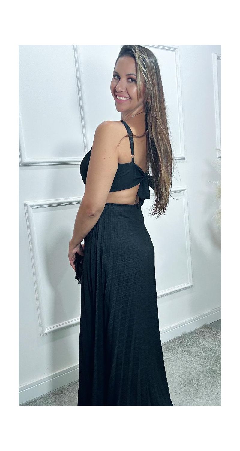 Vestido Karol plissado Ref:3574