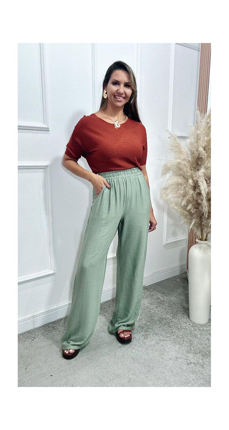 Calça Pantalona Laura Ref:3575