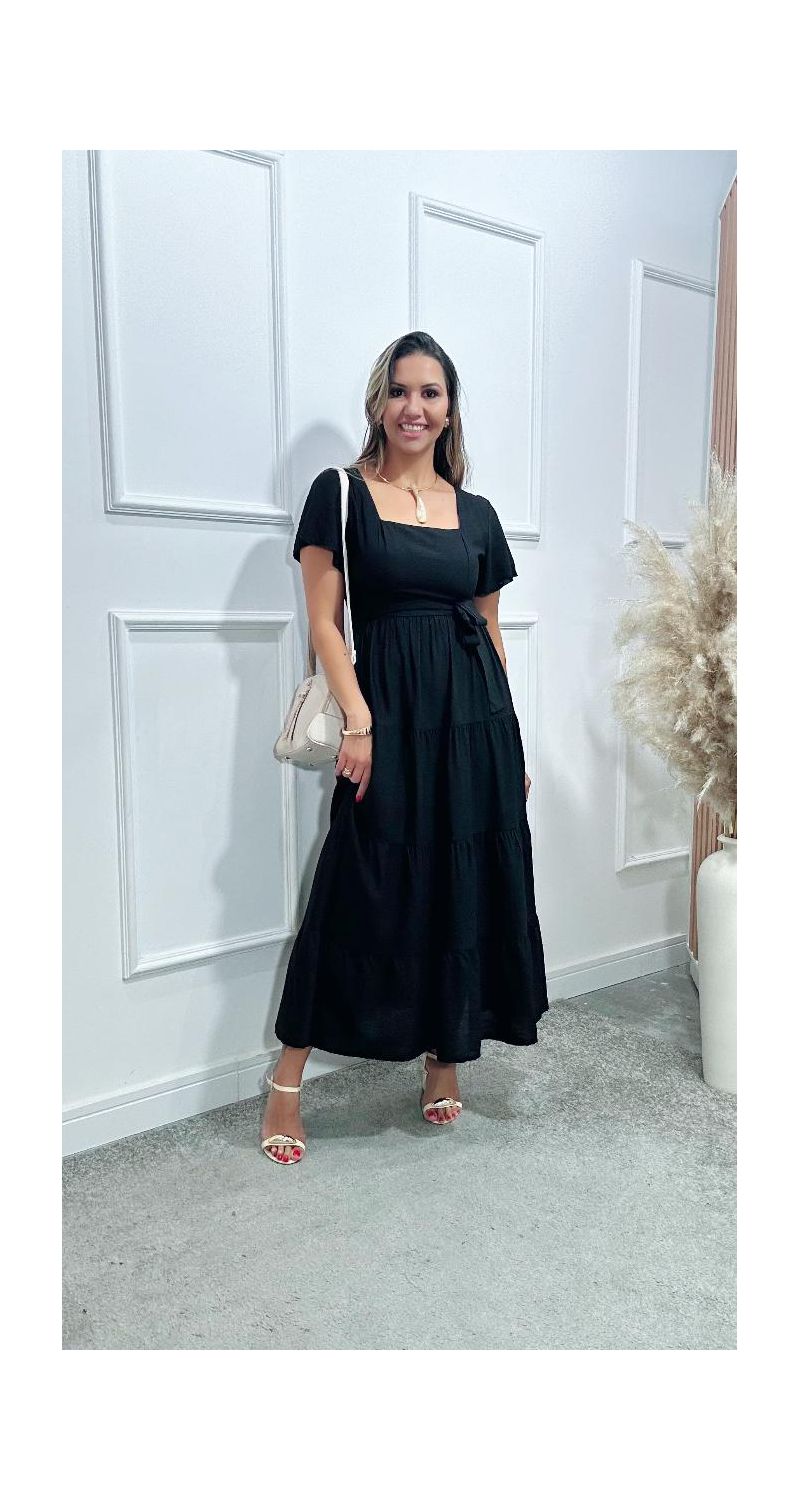 Vestido longuete Eduarda Ref:3576