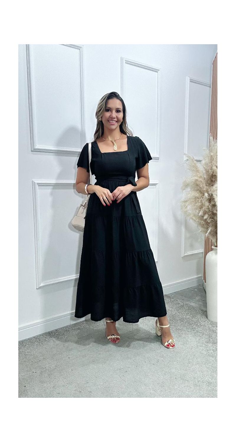 Vestido longuete Eduarda Ref:3576