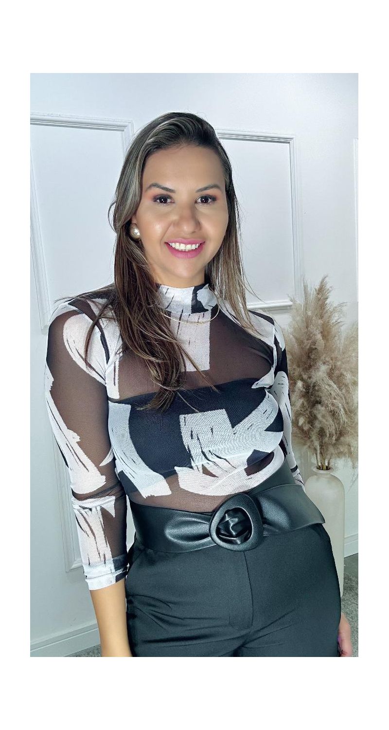 BODY ML FEM FLORIE TULE BIANCA REF:
