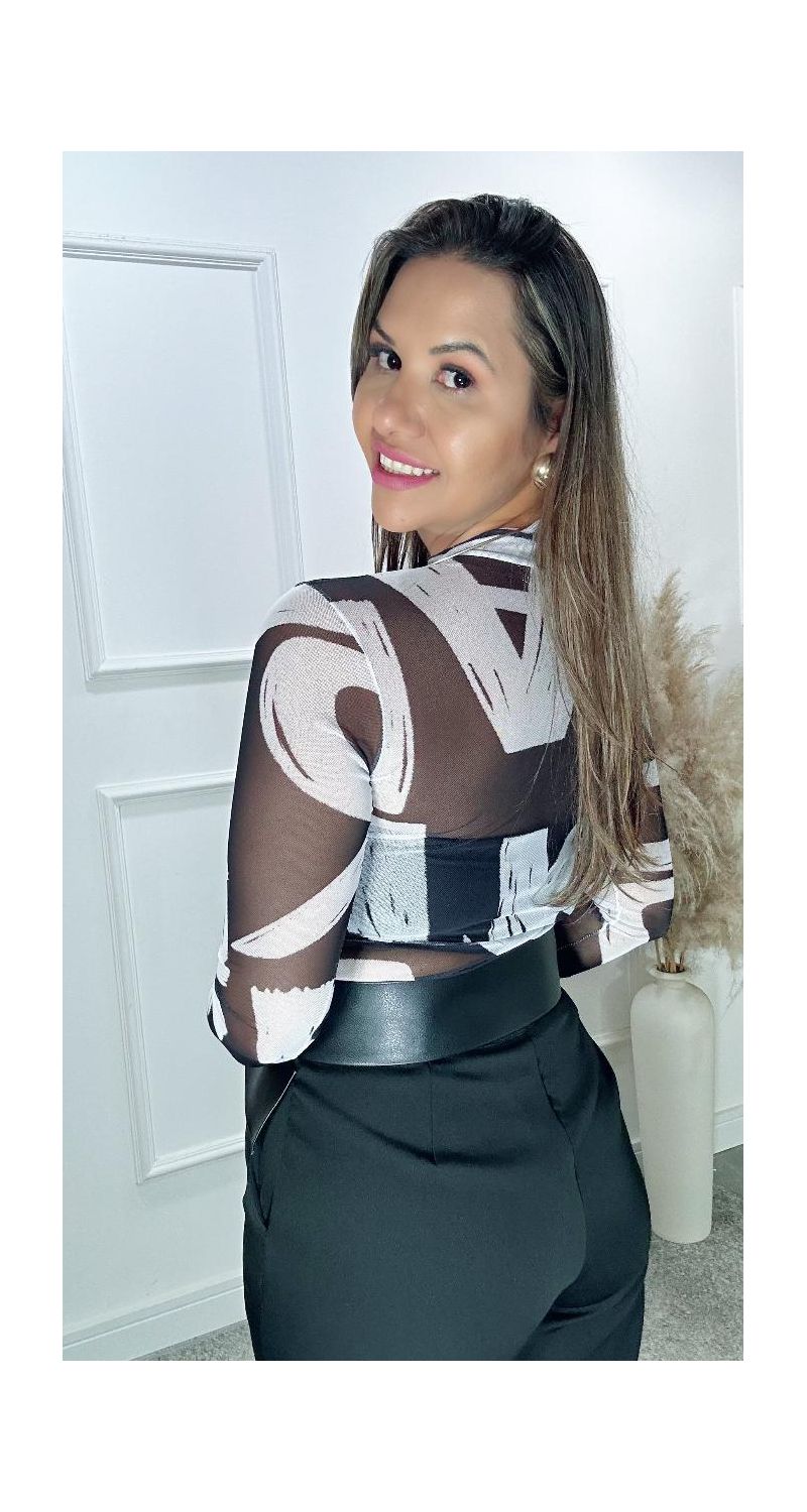 BODY ML FEM FLORIE TULE BIANCA REF: