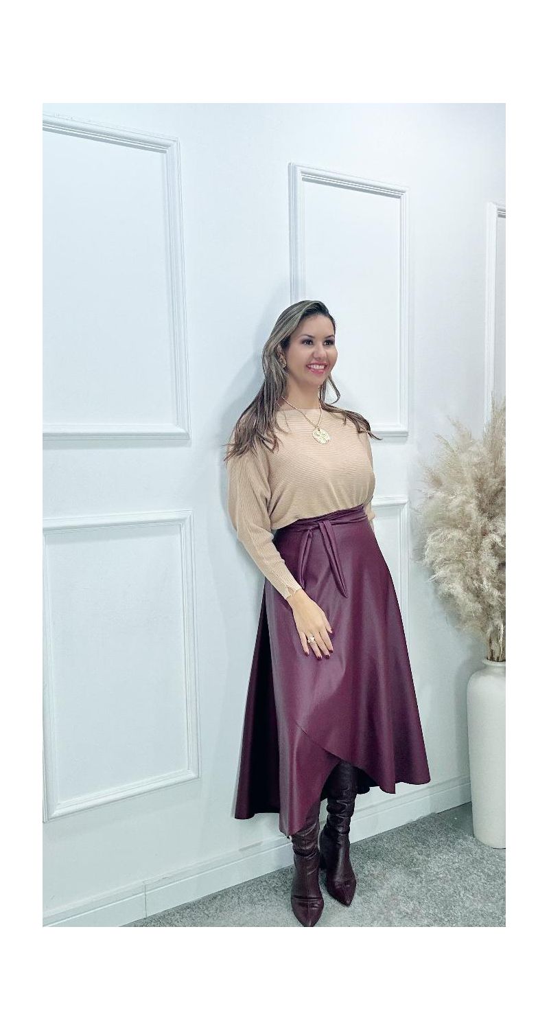 SAIA ENVELOPE MIRELA COURO