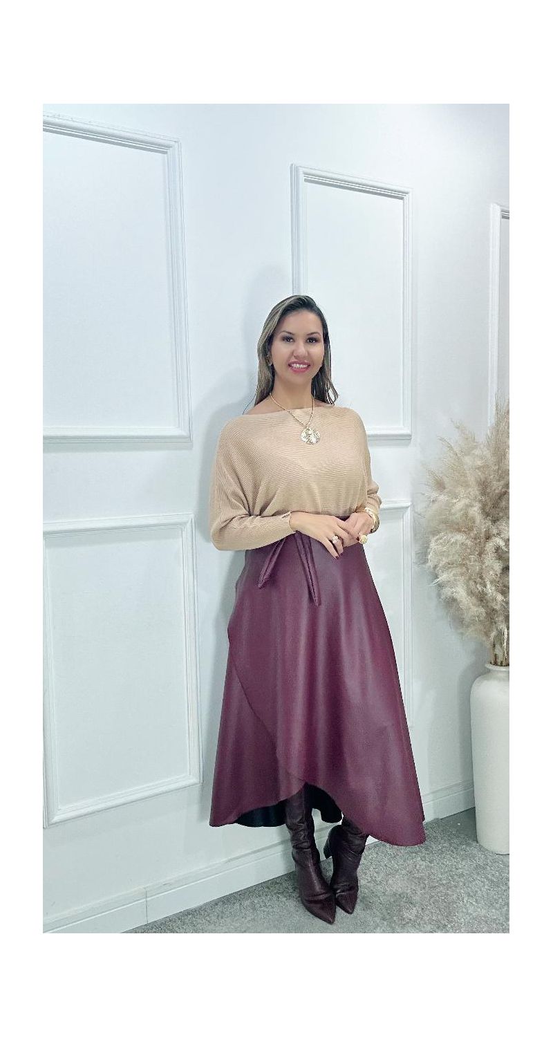 SAIA ENVELOPE MIRELA COURO