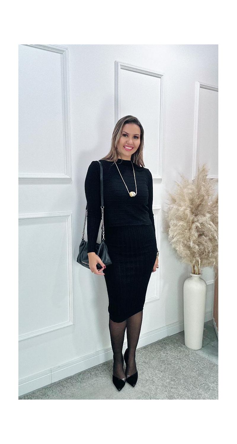 CONJUNTO VESTIDO BLUSA CLARISSA