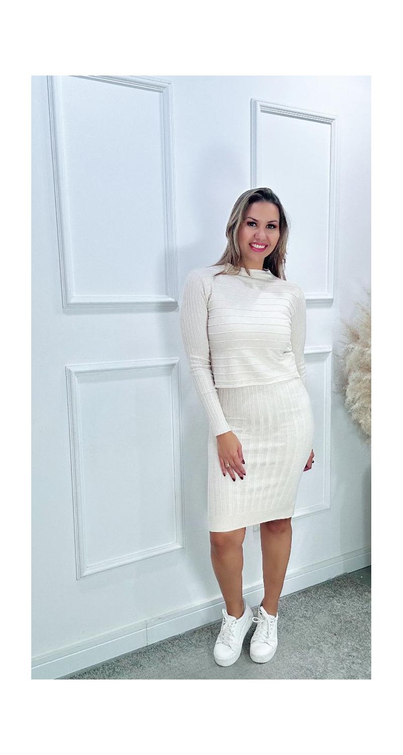 CONJUNTO VESTIDO BLUSA CLARISSA