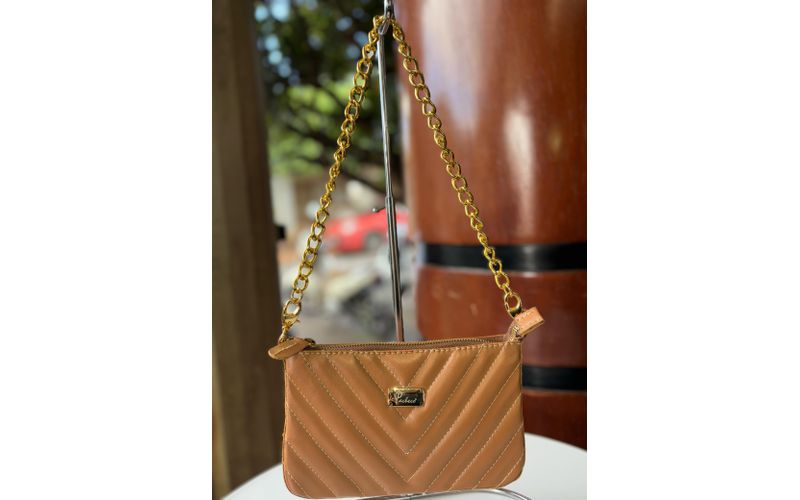 Bolsa Slim em Couro Legítimo de Ombro e Transversal