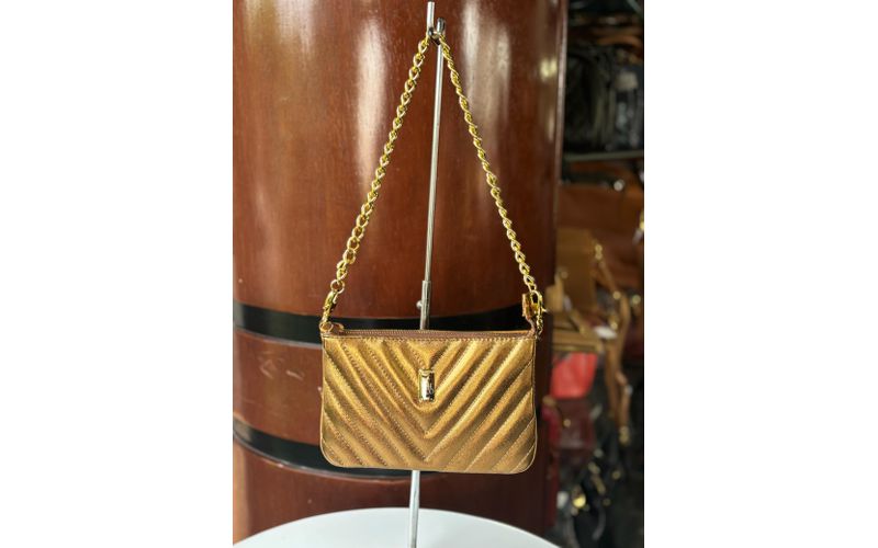 Bolsa Slim em Couro Legítimo de Ombro e Transversal