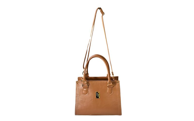 Bolsa em Couro Legítimo de Ombro e Transversal - Cela - 41027