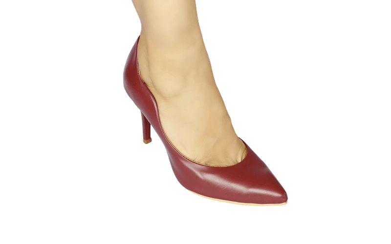 Scarpin couro top