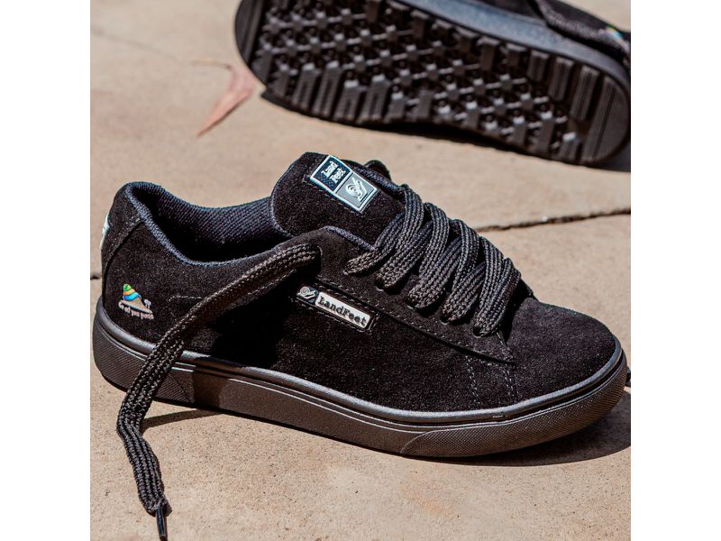 Tênis Skate Crossfit Casual Cano Baixo Lifestyle Crew Preto