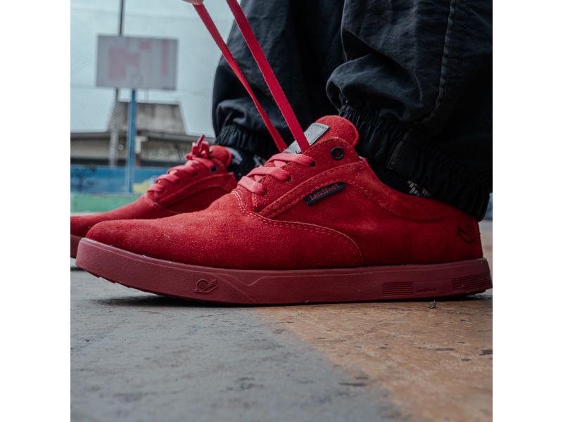 TÊNIS SKATE FIVE-O VERMELHO - LANDFEET