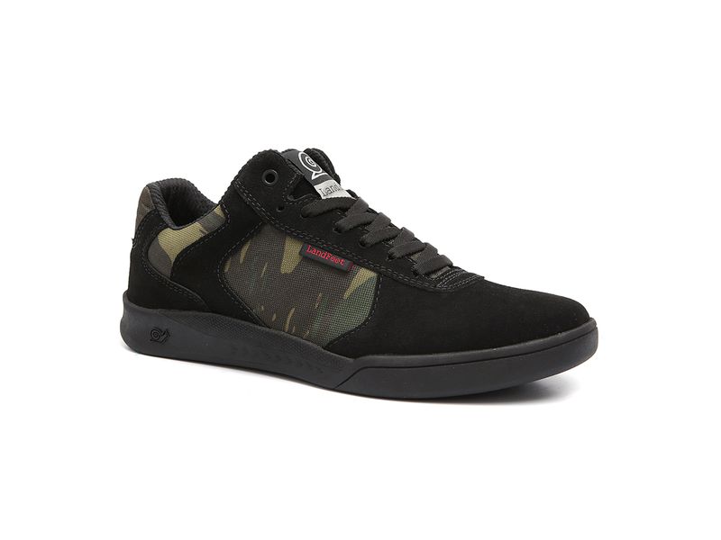 TÊNIS SKATE URBÁ PRETO CAMUFLADO - LANDFEET