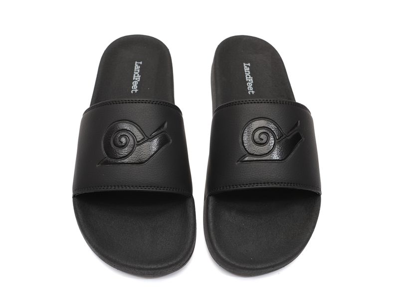 Chinelo Slide Logo Preto