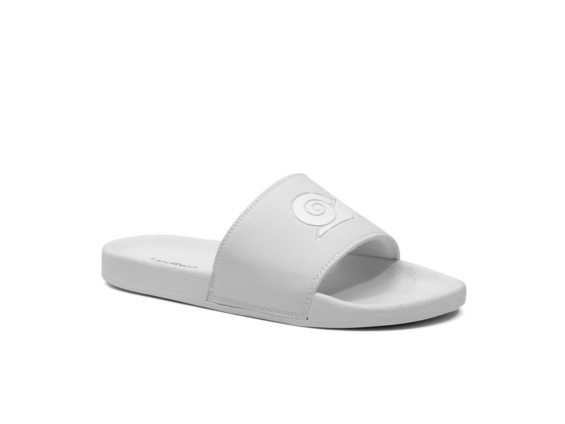 Chinelo Slide Logo Branco