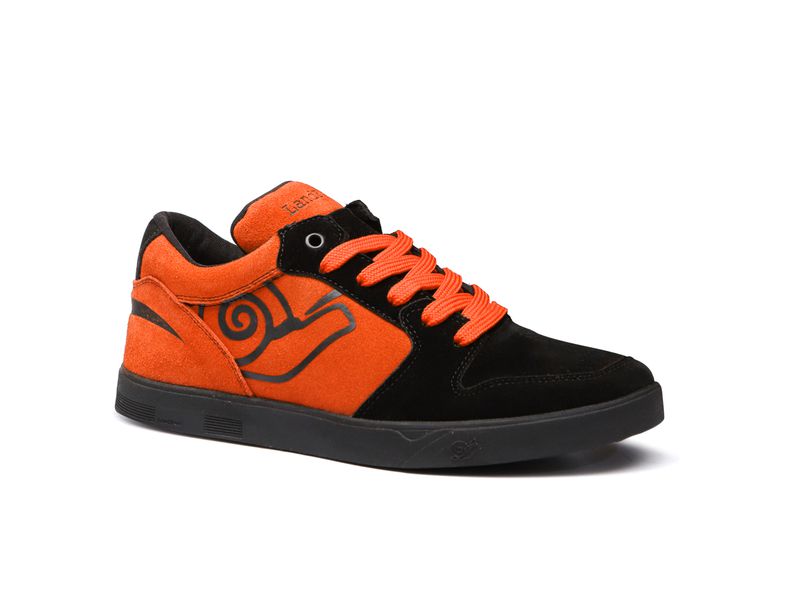 Tênis Skate Embarcadero Low Preto e Laranja - Landfeet 