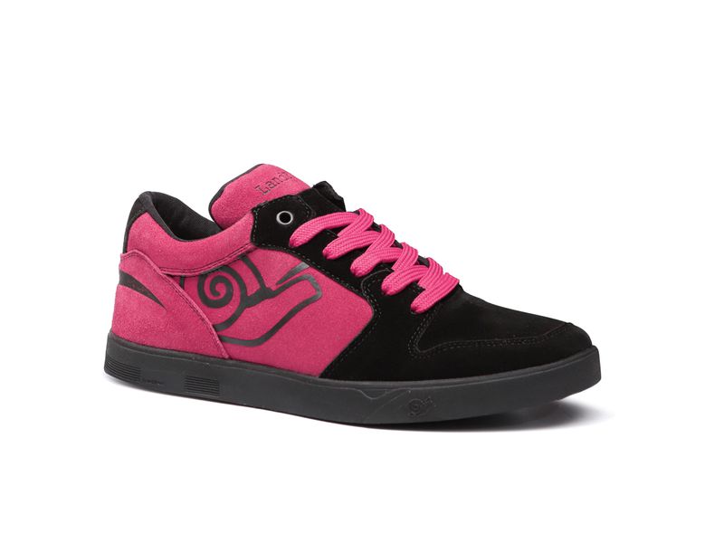 Tênis Skate Embarcadero Low Preto e Rosa - Landfeet 