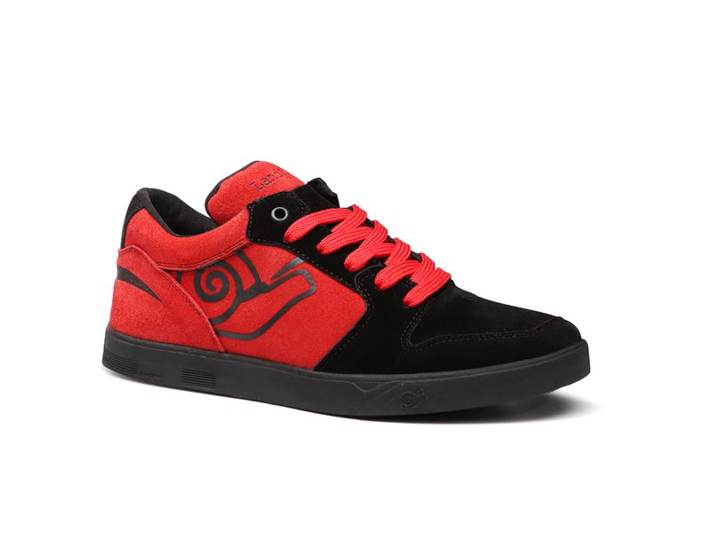 Tênis Skate Embarcadero Low Preto e Vermelho - Landfeet 