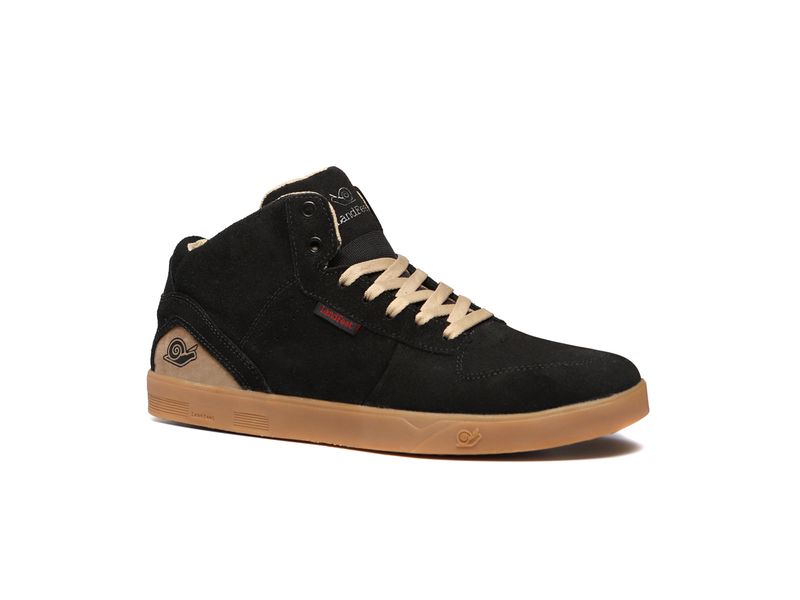 TÊNIS SKATE EPOCH PRETO-NATURAL - LANDFEET