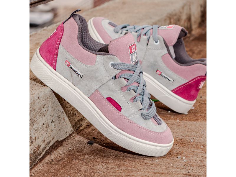 Tênis Skate Crossfit Casual Cano Baixo Lifestyle Vortex Rosa BB