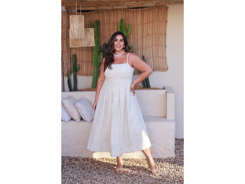 Vestido Melissa Cream