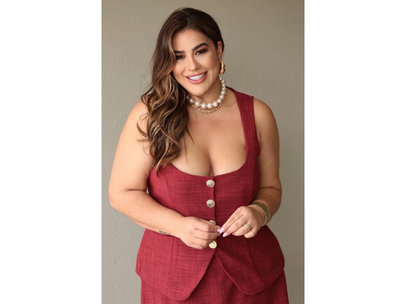 Blusa Glória Wine