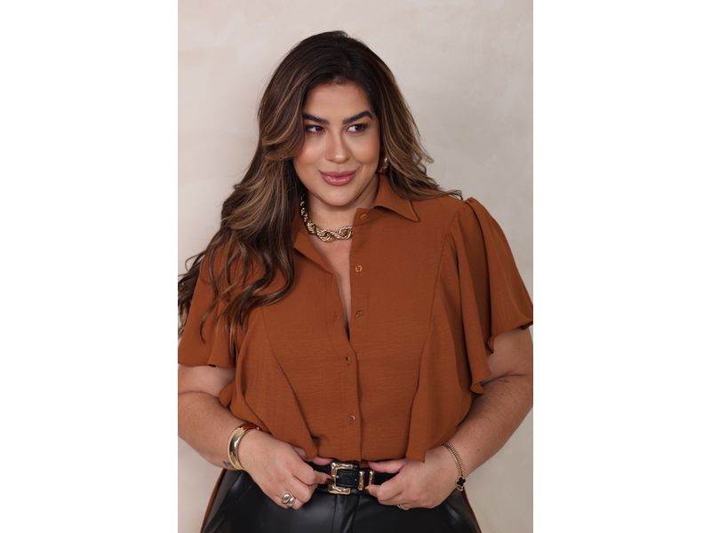 Blusa Fiorella Terracota