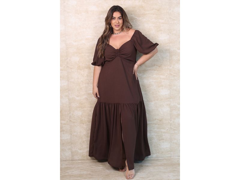 Vestido Sofia Basic Brown