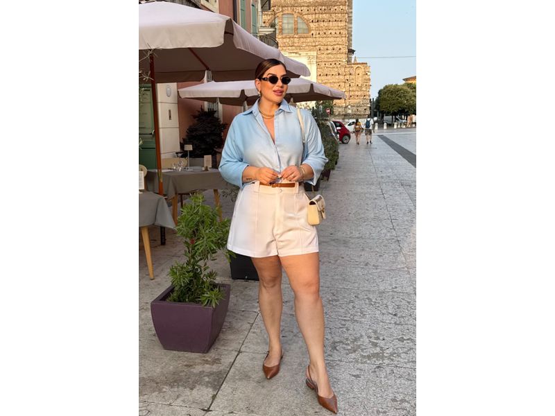 Camisa Cléo Blue