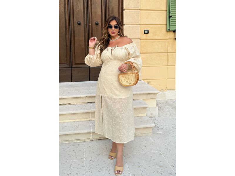 Vestido Natie Cream