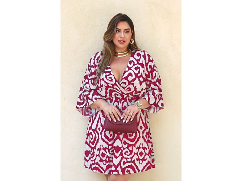 Vestido Gioflor Wine