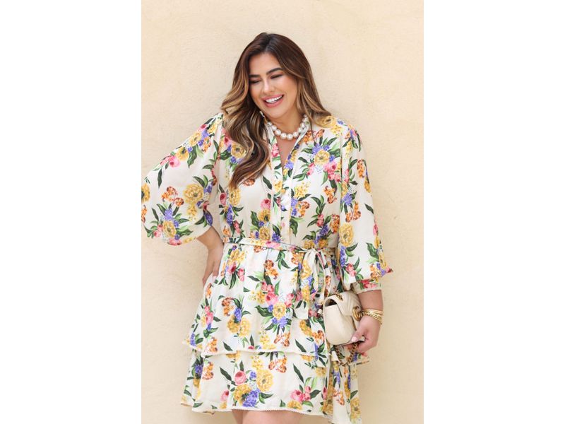 Vestido Carmem Cream