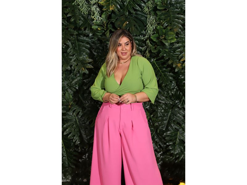 Blusa Iza greenery