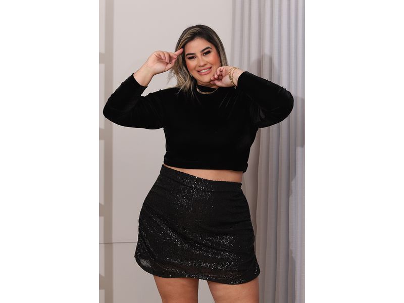 Cropped Geovana black