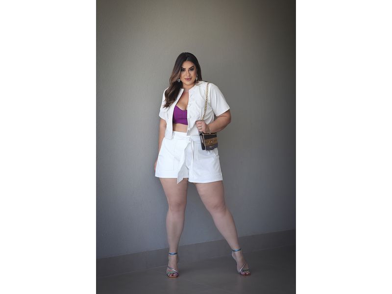 Short Aline White