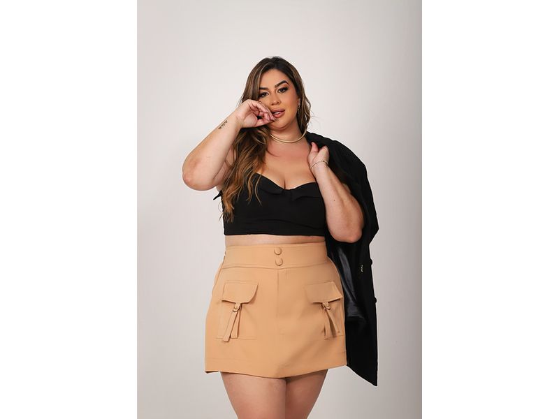 Short Saia Jessica Cream
